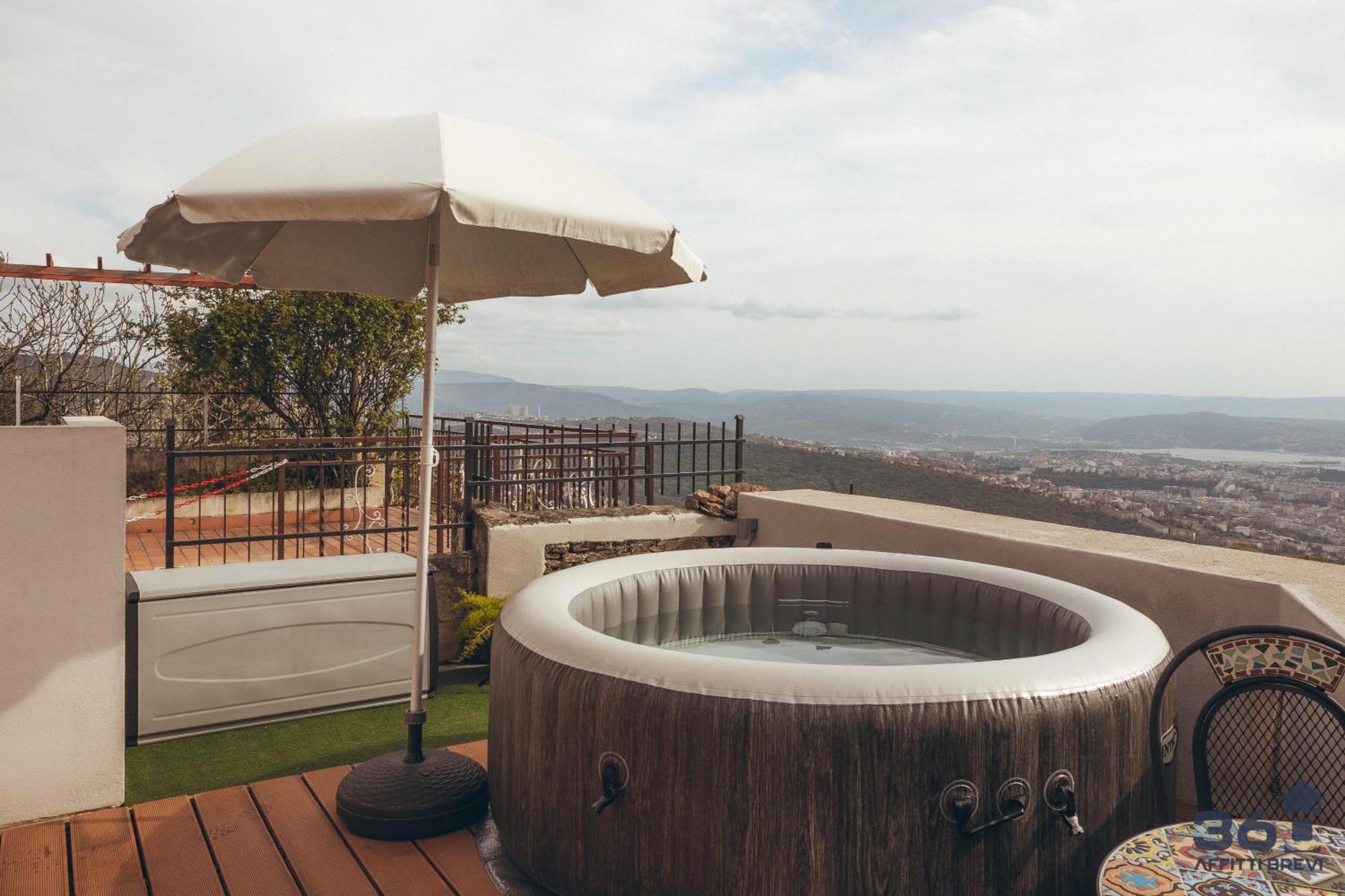 Trieste 10Min Dal Centro Villa Privata Con Jacuzzi Buitenkant foto
